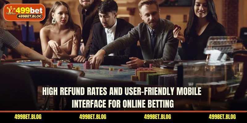 High refund rates and user-friendly mobile interface for online betting