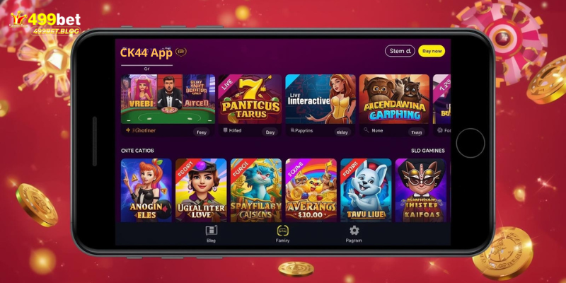 The CK44 App is a modern online gaming platform